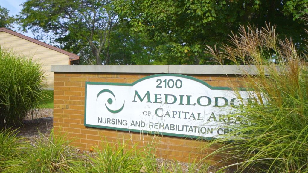 Medilodge of Capital Area Sign outside the building.